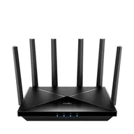 Routery - Cudy WR11000 router bezprzewodowy 2.5 Gigabit Ethernet Trójpasmowy (2,4 GHz / 5 GHz / 6 GHz) Czarny - miniaturka - grafika 1