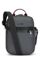 Torby męskie - Antykradzieżowa torba na ramię Pacsafe Metrosafe X Vertical Crossbody - slate - miniaturka - grafika 1