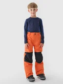 Spodnie narciarskie - Spodnie narciarskie 4F Jr 4FJWAW24TFTRM658 (kolor Pomarańczowy) - miniaturka - grafika 1