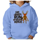 Bluzy dla dziewczynek - BLUZA DZIECIĘCA Z KAPTUREM 99 NOCY W LESIE ROBLOX 122-128 PREZENT - miniaturka - grafika 1