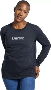 Koszulki i topy damskie - t-shirt damski BURTON STORYBOARD LS TEE True Black - grafika 1