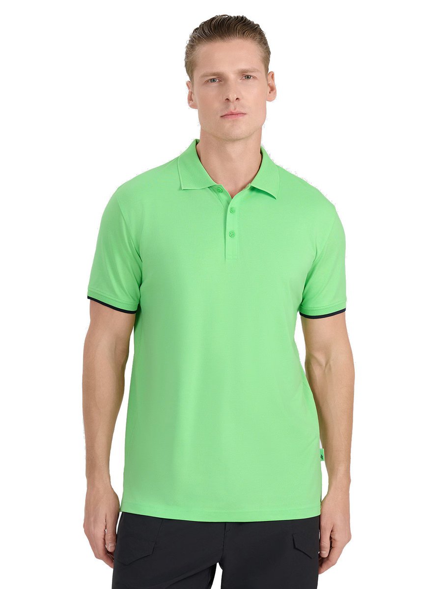 Męska koszulka polo 4F PTSM633 zielony 42S XXL