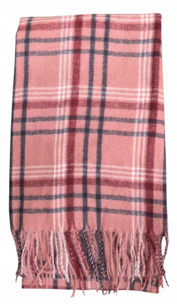 OVS DELIKATNY SZALIK DAMSKI Z FRĘDZLAMI JESIEŃ / ZIMA ROZM. 55 X 186 CM