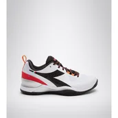 Tenis ziemny - Buty do tenisa męskie Diadora BLUSHIELD TORNEO CLAY white/black/red - miniaturka - grafika 1