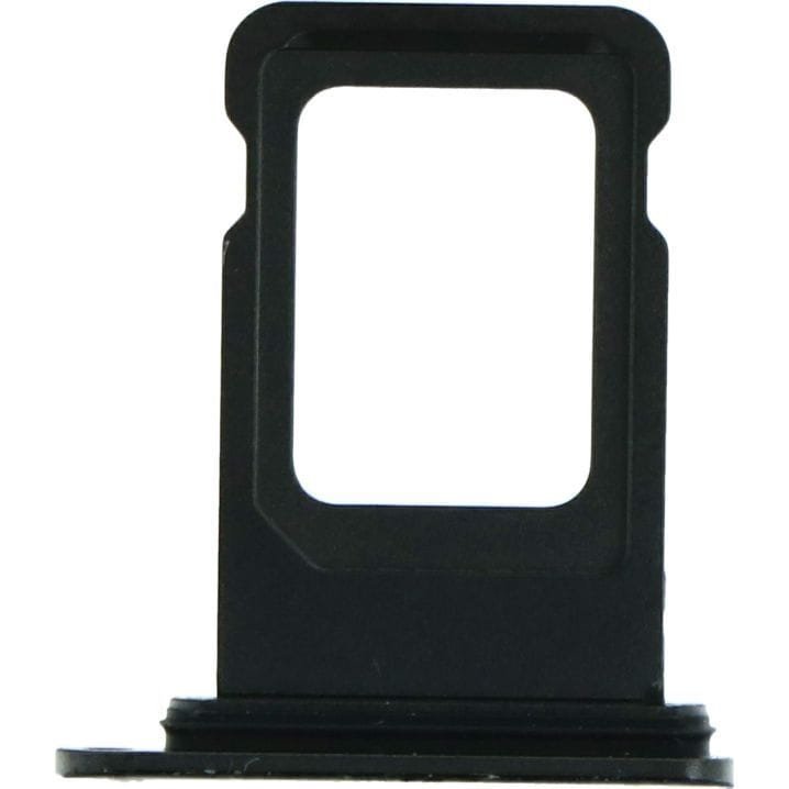 Tacka, slot na kartę SIM z uszczelką do iPhone XS Max Dual SIM, czarna ORG