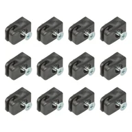 Akcesoria do ogrodzeń - Przelotki do siatek 12szt. antracytowe 5905309200227 - miniaturka - grafika 1