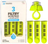 Wkłady filtrujące - Filtr Do Butelki Dafi Zielony Limonka Clicks 3 Szt+ Nakrętka - miniaturka - grafika 1