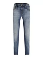 Spodenki męskie - JACK & JONES Męskie spodnie jeansowe, niebieski, 27W / 30L - miniaturka - grafika 1