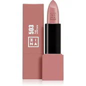 Szminki - 3INA MAKEUP 3INA Makeup - Vegan  Cruelty Free  The Lipstick 503  długotrwała pomadka do ust  matowa  wodoodporna  mocno pigmentowana pomadka  różowy  matowany The Lipstick 503 - miniaturka - grafika 1