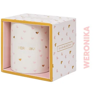Kubek prezentowy z napisem Weronika - kubek - Kubki - miniaturka - grafika 1