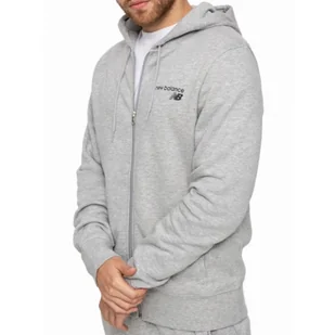 Bluza na co dzień męska NEW BALANCE ciepła z kapturem - Bluzy męskie - miniaturka - grafika 1