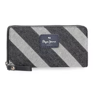Portfele - Pepe Jeans Celine Portfel na karty Niebieski 19,5x10x2 cms Poliester ze skórą syntetyczną by Joumma Bags, niebieski, Portfel z wizytówką - miniaturka - grafika 1