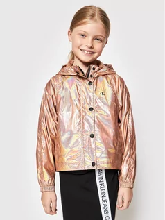 Kurtki i płaszcze dla chłopców - Calvin Klein Jeans Kurtka przejściowa Metallic Shine IG0IG00905 Złoty Regular Fit - grafika 1