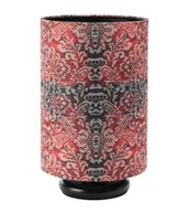 Lampy stojące - Czarno-czerwona lampka nocna tuba - 7X S377 S7-K98 - miniaturka - grafika 1