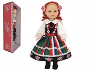 Domki dla lalek - Lalka w stroju ludowym z polskim głosem śpiewa i mówi po polsku twarda 38cm - miniaturka - grafika 1
