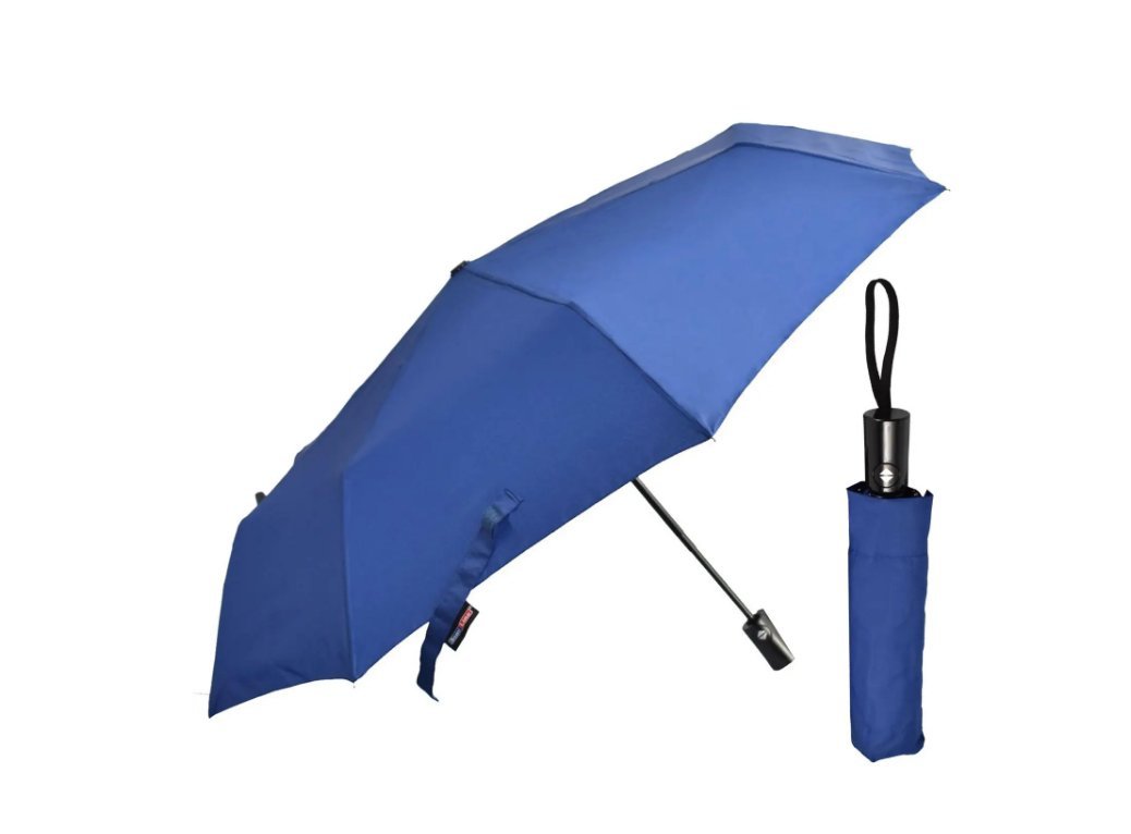 Elegancki parasol granatowy Semi Line