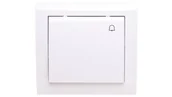 Gniazdka elektryczne - Ospel Kier biały Łącznik zwierny dzwonek ŁP-6W/00 ŁP-6W/00 - miniaturka - grafika 1