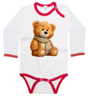 Body dziecięce Misiek Pluszowy Pluszak W Szaliku Jesień Dzień Misia 86/92 - Body dla niemowląt Body dziecięce Misiek Pluszowy Pluszak W Szaliku Jesień Dzień Misia 86/92 - Body dla niemowląt - miniaturka - grafika 1