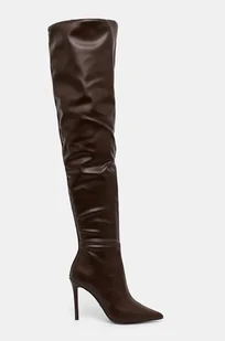 Steve Madden kozaki Epic damskie kolor brązowy na szpilce SM11003361 - Kozaki damskie - miniaturka - grafika 1