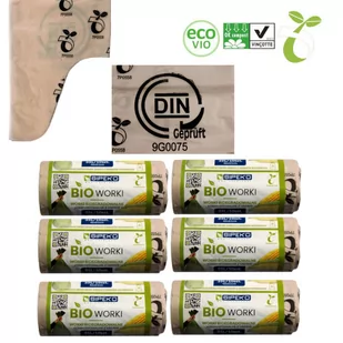 Worki biodegradowalne kompostowalne ATEST 35L 60sz - Worki na śmieci Worki biodegradowalne kompostowalne ATEST 35L 60sz - Worki na śmieci - miniaturka - grafika 1