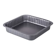 Formy do ciast - Forma do tarty SNB ZP Non-stick 990-64, szara, 24x5 cm - miniaturka - grafika 1