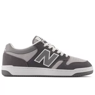 Buty New Balance BB480LEC - szare - Buty sportowe męskie - miniaturka - grafika 1