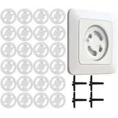 Akcesoria fotograficzne - BIAŁE ZABEZPIECZENIA DO GNIAZDEK KONTAKTÓW - 24x - miniaturka - grafika 1