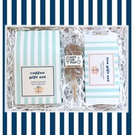 Herbata - Zestaw prezentowy na wyjątkową okazję BIAŁY GiftBox. Zestaw 20 herbat różnego i rodzaju i smaku 20x 5/8g, zestaw 10 kaw mielonych 10x10g o różnych sma - miniaturka - grafika 1