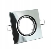 Oprawy, klosze i abażury - Polux Opin | Chrom kwadrat 306302 306302 - miniaturka - grafika 1