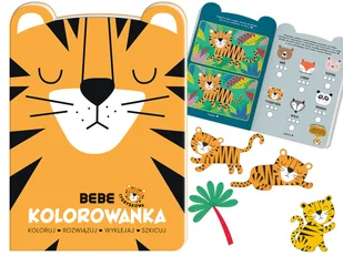 kolorowanka tygryskowa bebe - Baśnie, bajki, legendy - miniaturka - grafika 1