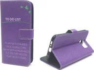 Etui i futerały do telefonów - Etui na telefon komórkowy Etui na telefon komórkowy Samsung Galaxy S6 TO DO LIST Fioletowy - miniaturka - grafika 1