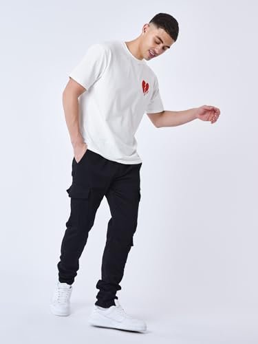 Project X Paris Kolor dżinsów: czarny 98% bawełna, 2% spandex dla mężczyzn, odpowiedni do noszenia na co dzień i na ulicę, w rozmiarze 34