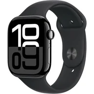 Smartwatch - Apple Watch 10 GPS 42mm z aluminium onyksu pasek sportowy M/L Czarny - miniaturka - grafika 1