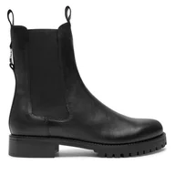 Botki damskie - Sztyblety Patrizia Pepe 8Y0079/L078-K103 Czarny - miniaturka - grafika 1