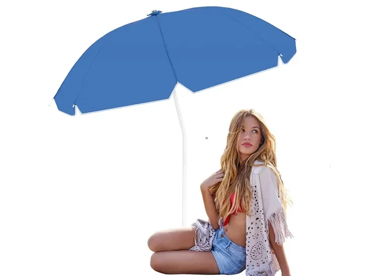 Ogrodowy Parasol Plażowy Łamany Składany 2,4m Uv