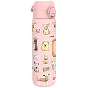 Shakery i bidony sportowe - Stalowa Butelka na wodę Ion8 600 ml Psy - miniaturka - grafika 1