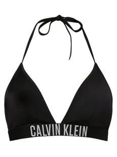 Calvin Klein Damska góra od bikini Kobiety czarny jednolity, L - Stroje kąpielowe - miniaturka - grafika 1