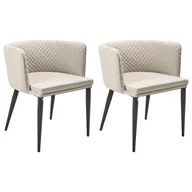 Fotele i krzesła ogrodowe - Zestaw 2 foteli ogrodowych LIMASSON Beżowy - miniaturka - grafika 1