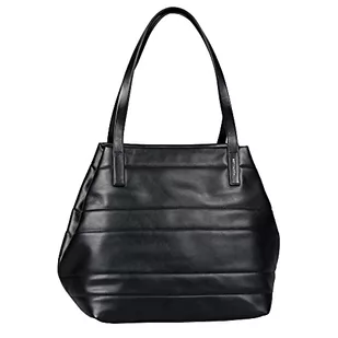 TOM TAILOR Damska torba Miri Quilted Zip shopper XL, L, czarny - l - Torebki damskie - miniaturka - grafika 1