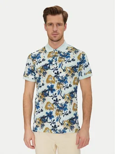 Blend Polo 20718253 Niebieski Regular Fit - Koszulki męskie - miniaturka - grafika 1