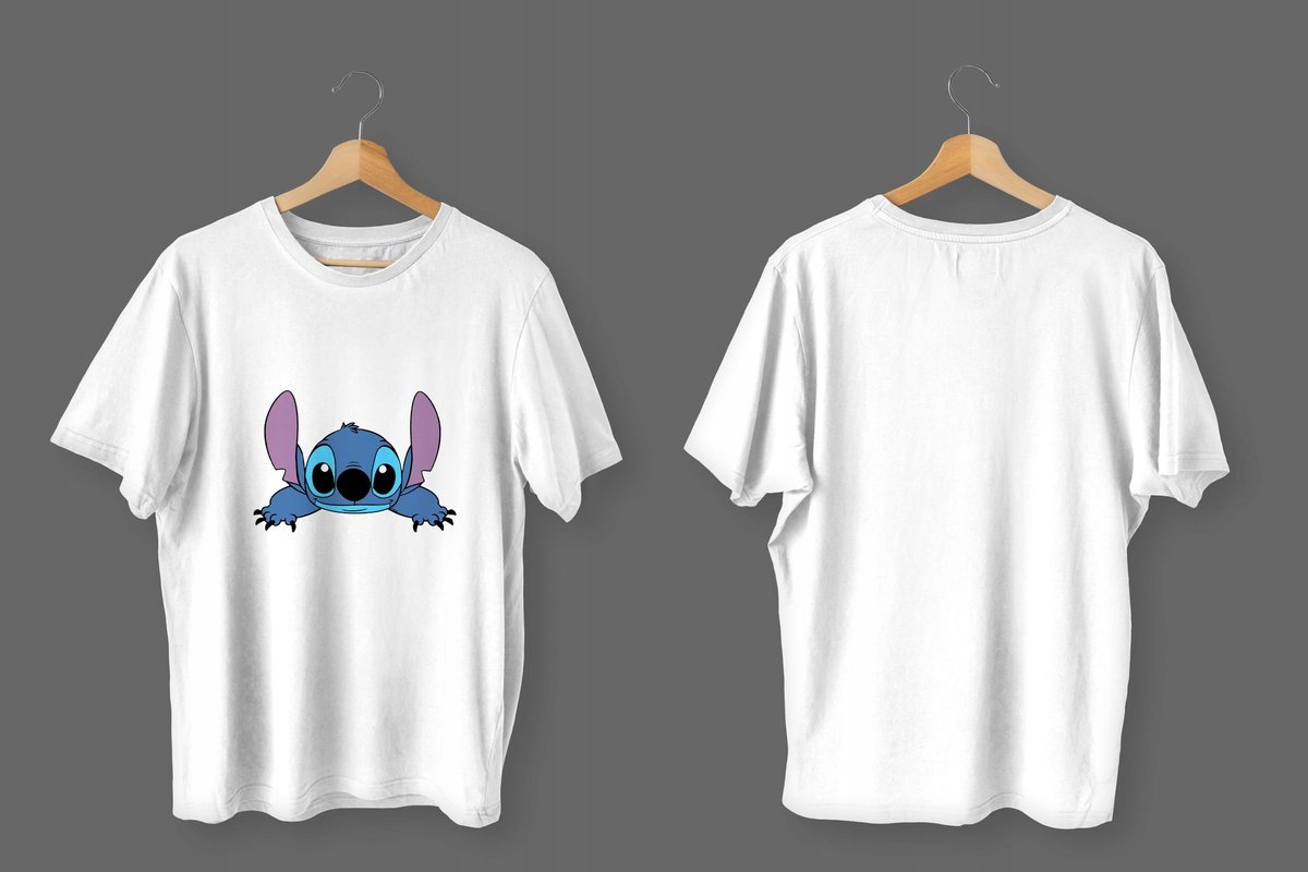 T-SHIRT Koszulka z nadrukiem Lilo i Stich Bajka L