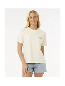 Koszulki męskie - Koszulka RIP CURL Cala Vadella Relaxed Tee biały L - miniaturka - grafika 1
