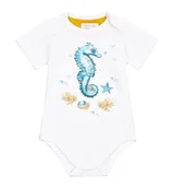 Body dla niemowląt - Body z krótkim rękawem, Konik Morski - 68 - miniaturka - grafika 1