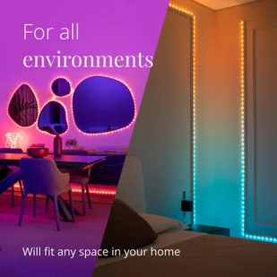 Twinkly Dots łańcuch LED RGB, przezroczysty, 10m - Lampy ogrodowe - miniaturka - grafika 5