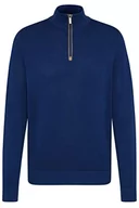 Swetry męskie - Bugatti Sweter męski, Dunkelblau, 4XL - miniaturka - grafika 1