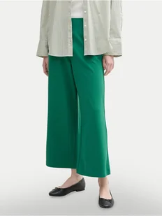 Tom Tailor Denim Kuloty 1042304 Zielony Relaxed Fit - Spodnie damskie - miniaturka - grafika 1