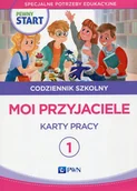 Książki edukacyjne - Pewny start Codziennik szkolny 1 Moi przyjaciele Karty pracy - miniaturka - grafika 1
