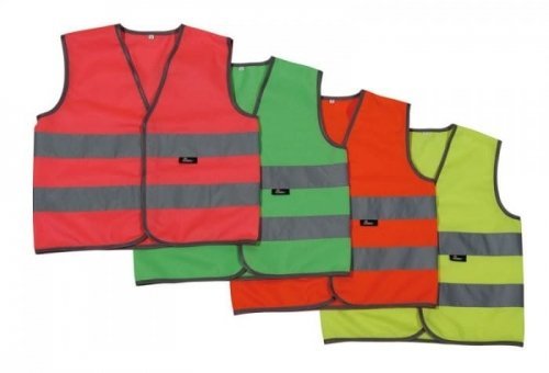 KAMIZELKA DZIECIĘCA OSTRZEG.POMAR.7-9