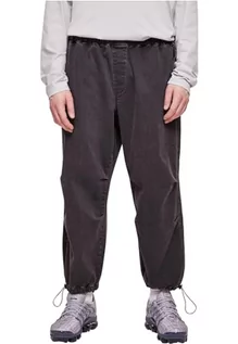 Spodenki męskie - Urban Classics Męskie spodnie Parachute Jeans Pants Realblack Washed S, Realblack Washed, S - grafika 1