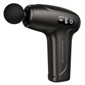 Masażery - Elektryczny cichy mini masażer GUN Hoco HP51 szary - miniaturka - grafika 1